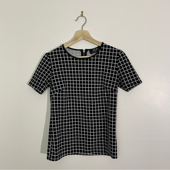 Vintage | Black and White Geometric Tee - Picture 1 of 9